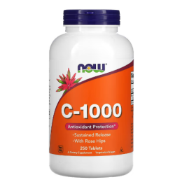 NOW Foods, C-1000, 250 Tablets